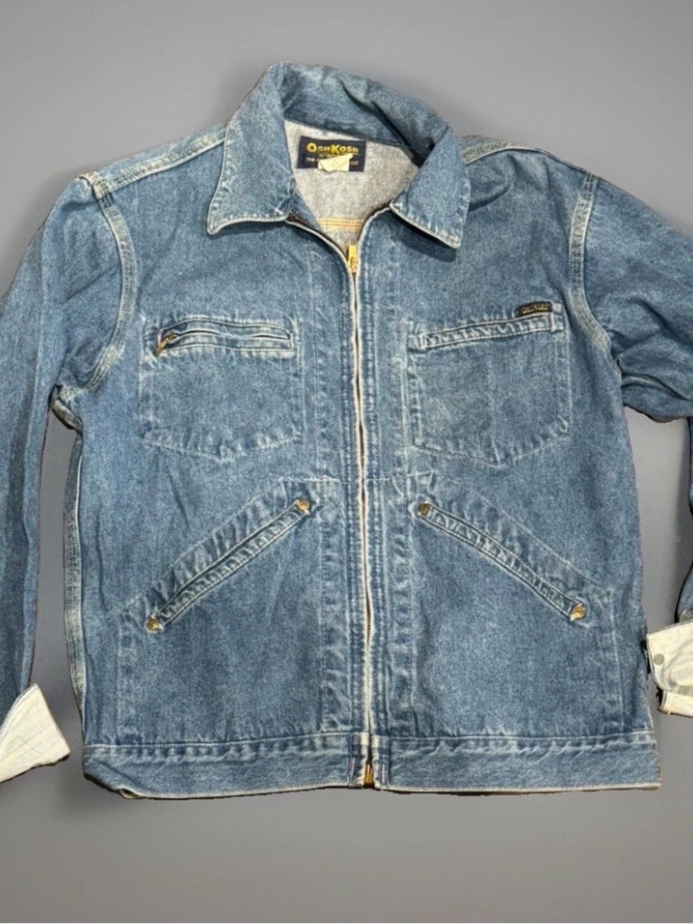 OshKosh B’gosh Denim Work Chore Jacket Made in USA Medium